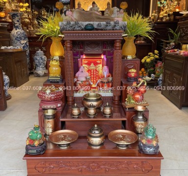 Combo Ban Thờ Thần Tài Cho Gia Chủ Mệnh Thổ 