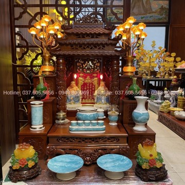 Combo Ban Thờ Thần Tài Cho Gia Chủ Mệnh Thủy 