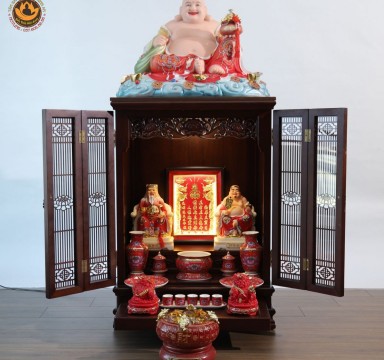 Combo Ban Thờ Thần Tài Đầy Đủ (Phong thủy cho gia chủ mệnh Hỏa , Thổ)