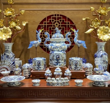 Bộ Đồ Thờ Nổi Ngũ Long Vàng Kim – Quyền Uy Tụ Hội, Vượng Khí Dồi Dào