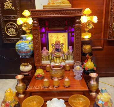 Set Ban thờ thần tài gia chủ mệnh Kim , Thổ 