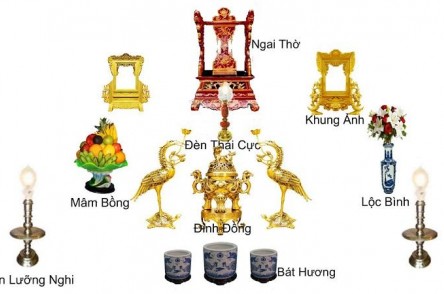 Đông Bình Tây Quả" là gì? - Cách cắm hoa và đặt lọ hoa trên bàn thờ chuẩn Phong thủy