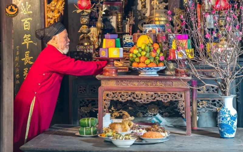 cách bao sái bàn thờ
