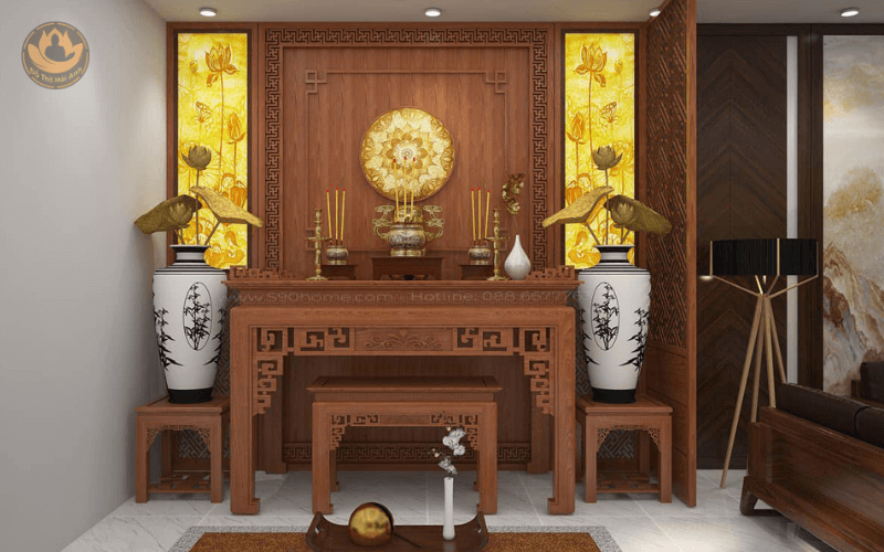 chiều cao bàn thờ đứng