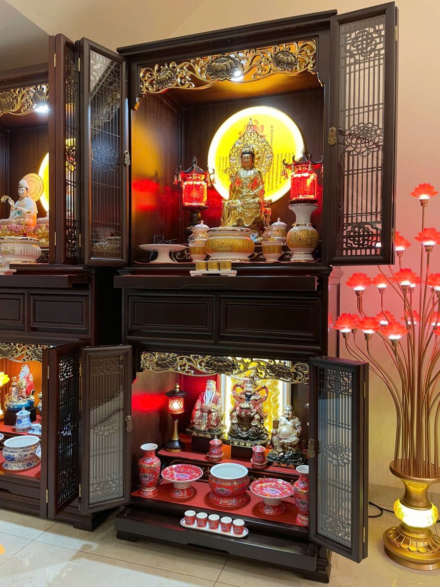 tủ thờ kết hợp